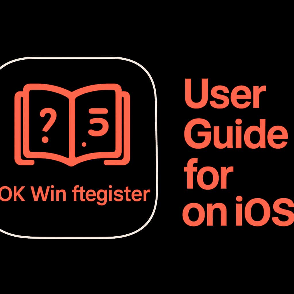 An icon representing the User Guide for OK Win Register on iOS.