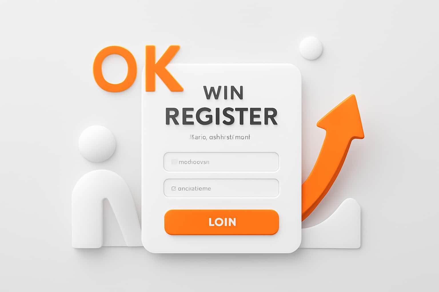 OK Win Register Register - New Account Interface